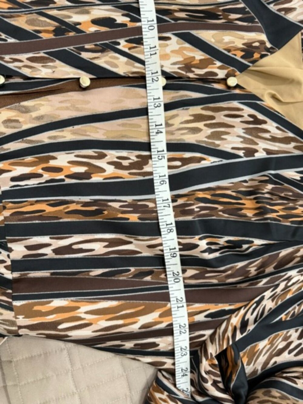 New York & Company Leopard Print Faux Wrap w/ POCKETS XXL | EUC - Picture 12 of 15